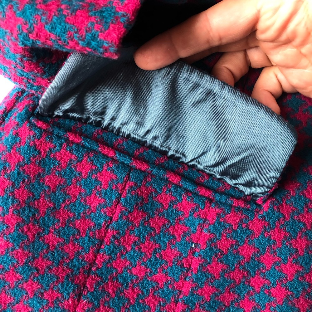 SOLD | Pendleton Wool Houndstooth Blazer Jacket - Picture 5 of 12